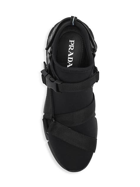 prada strap trek sneakers|prada sneakers outlet.